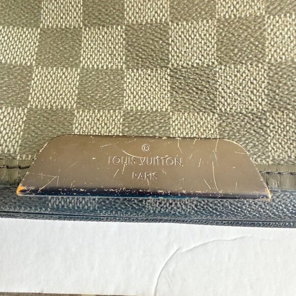 Auth Louis Vuitton Daniel GM Shoulder Bag Messenger Damier Graphite N58033 - Picture 12 of 16